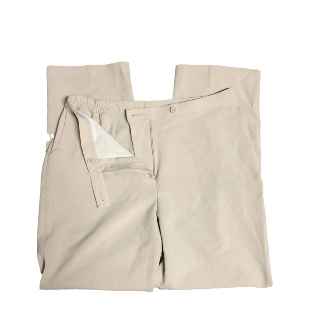 Allison Daley Off-White/Ivory Stretch Trousers with Creased Leg P193 - Picture 1 of 5